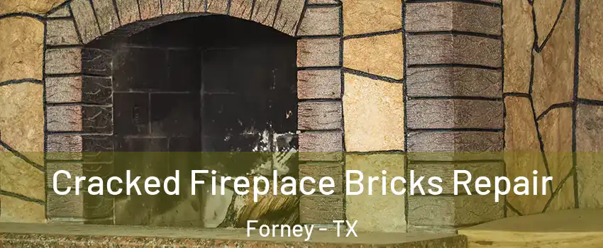  Cracked Fireplace Bricks Repair Forney - TX