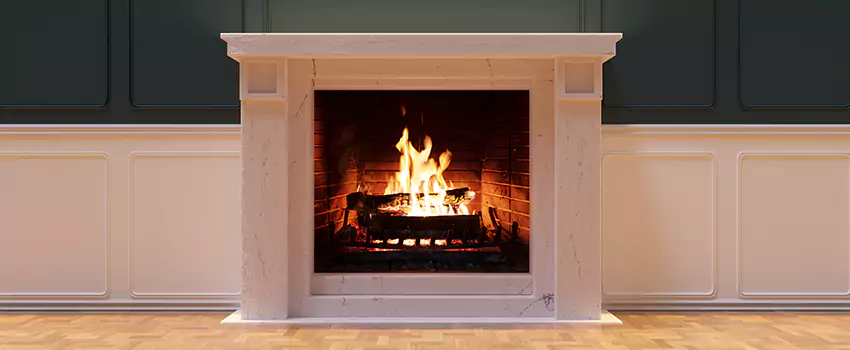 Open Flame Wood-Burning Fireplace Installation Services in Forney, Texas