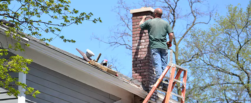 Vinyl and PVC Chimney Flashing Installation in Forney, TX